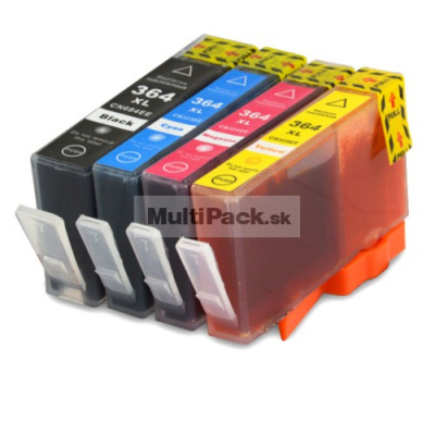 (4-pack) HP 364XL multipack - kompatibilné náplne do tlačiarne HP