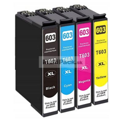 (4pack) EPSON 603XL multipack ( C13T03A64010 ) - kompatibilné náplne do tlačiarne Epson
